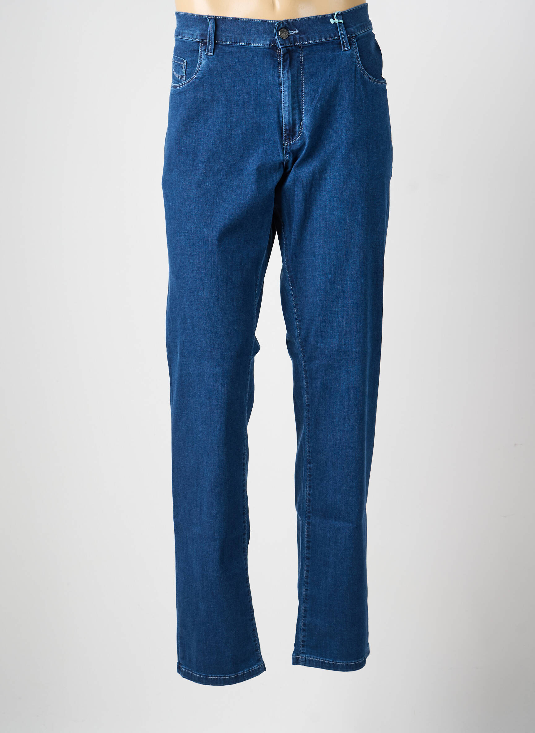 Jeans coupe slim stretch taille normale bleu PIONEER homme
