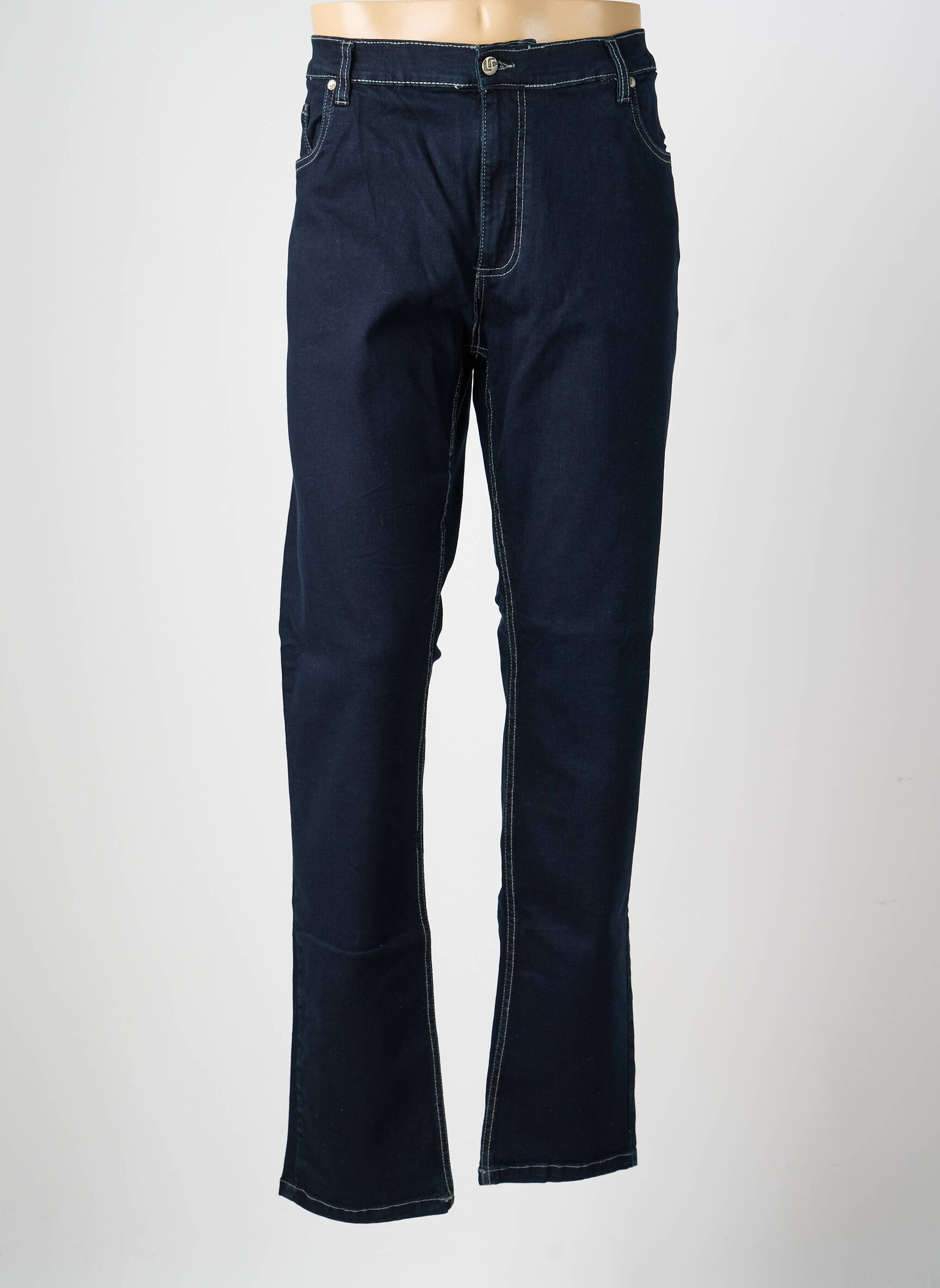 Jeans coupe slim tissage brut taille normale bleu LCDN homme