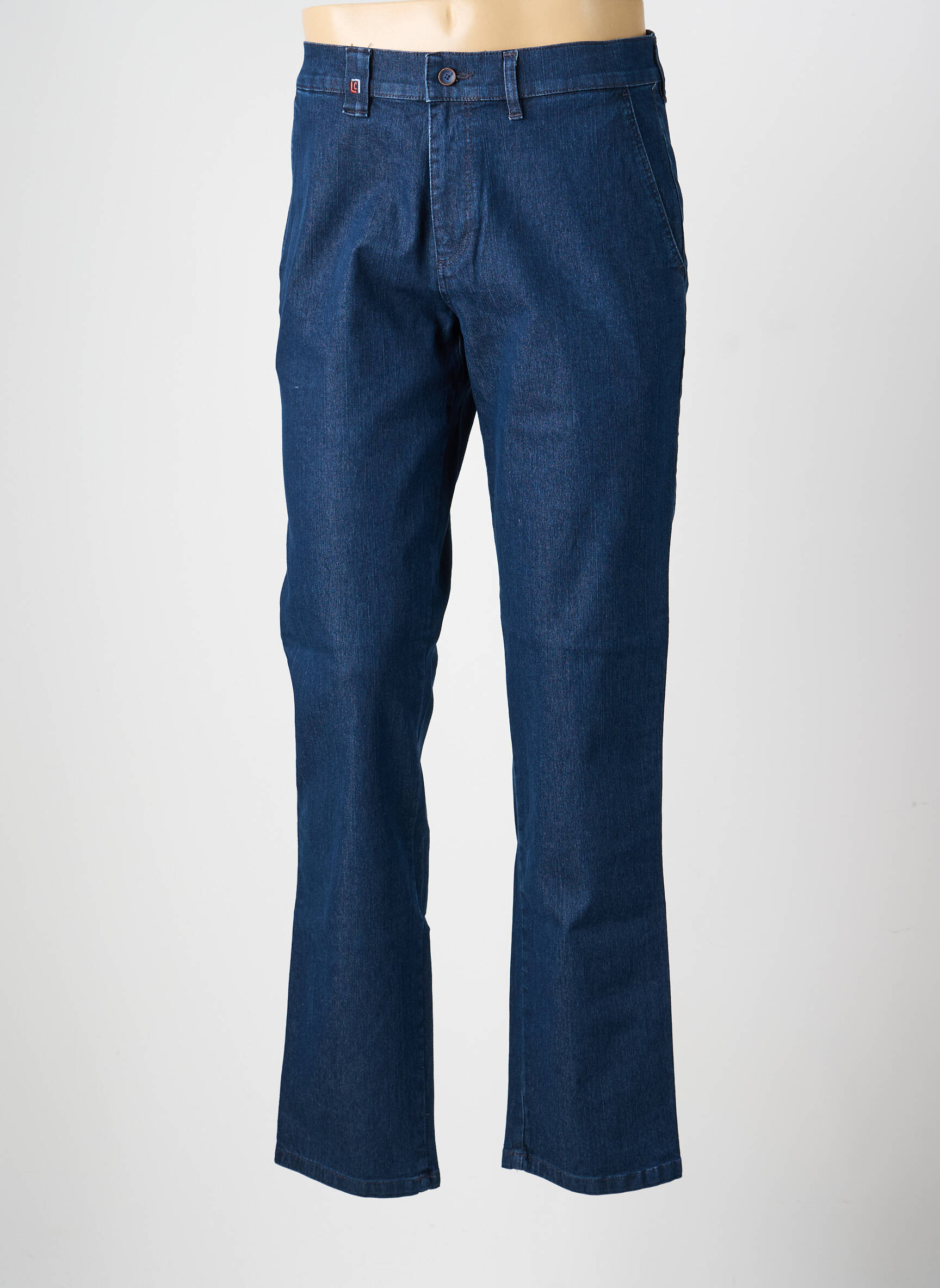 Jeans coupe slim stretch bleu LCDN homme