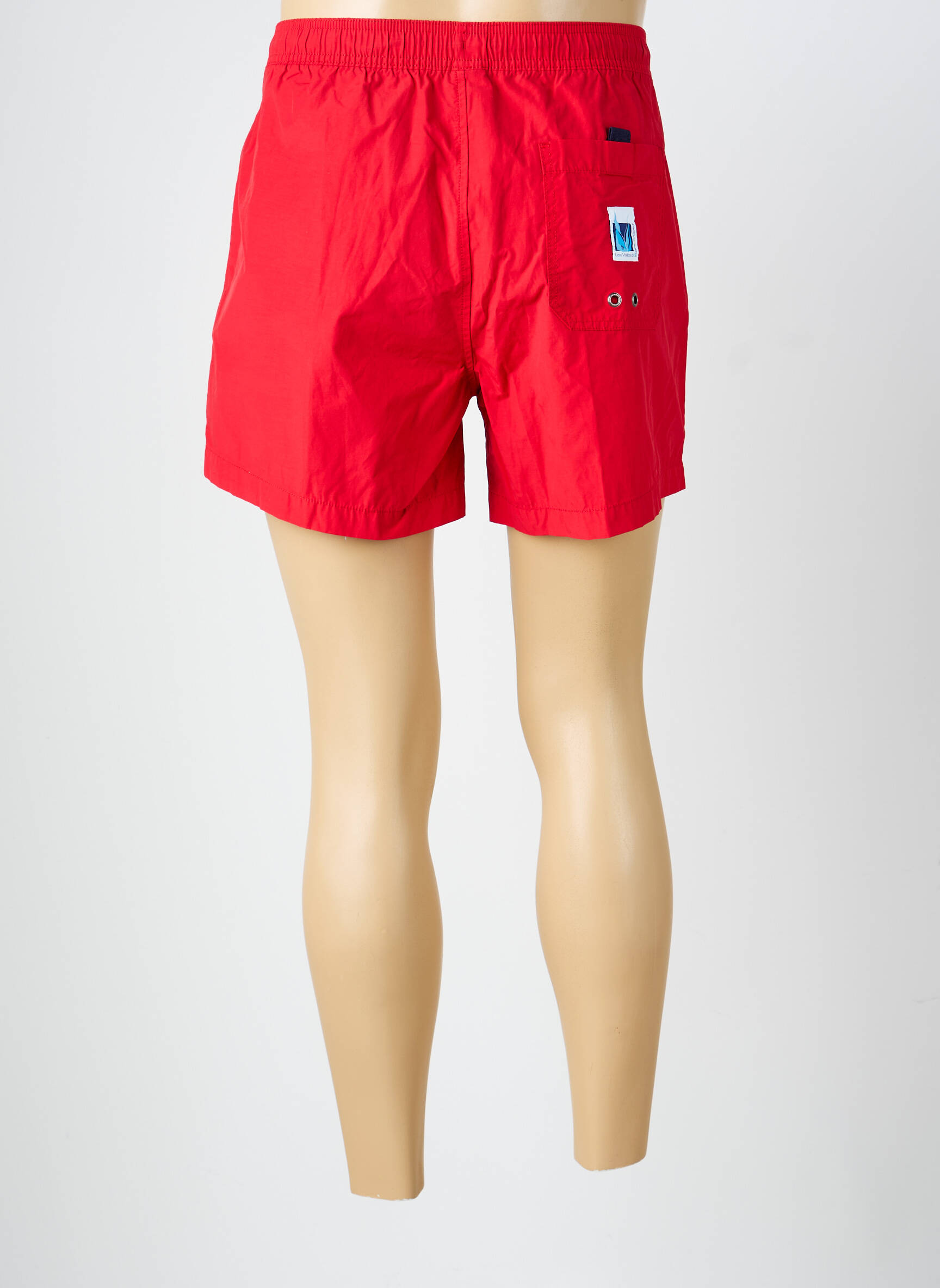 Short de bain effet matière satinée rouge NORTH SAILS homme