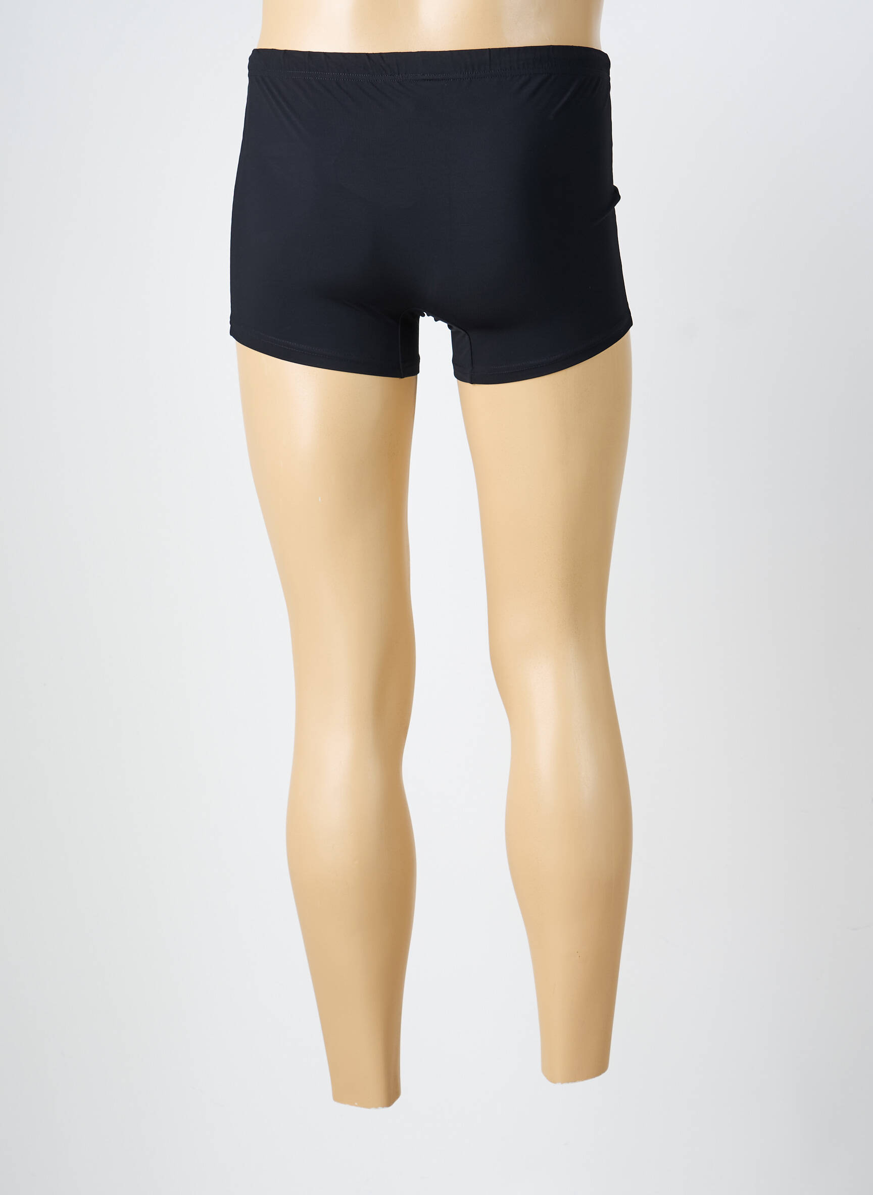 Short de bain effet matière satinée noir EMINENCE homme