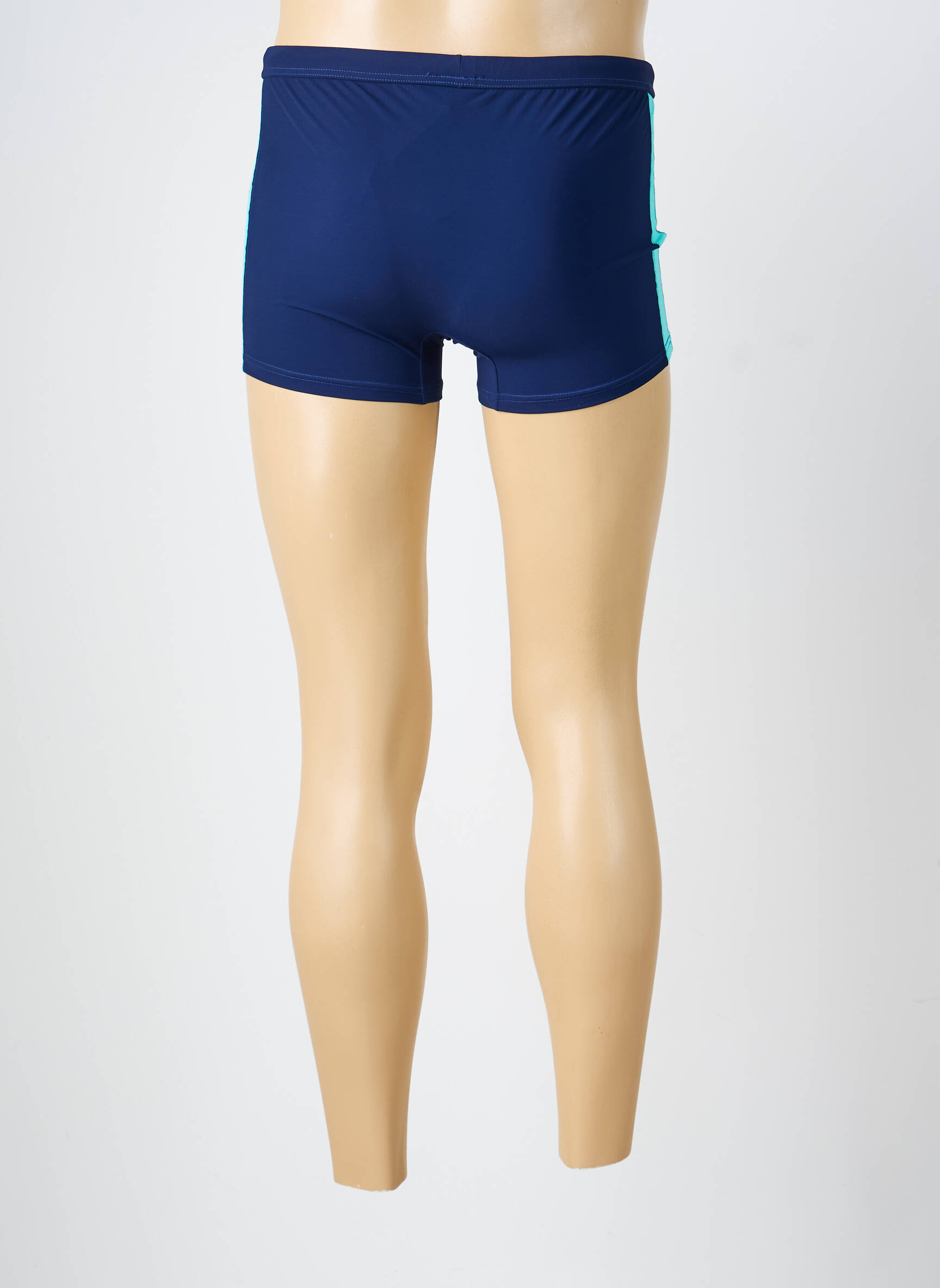 Short de bain effet matière satinée bleu EMINENCE homme