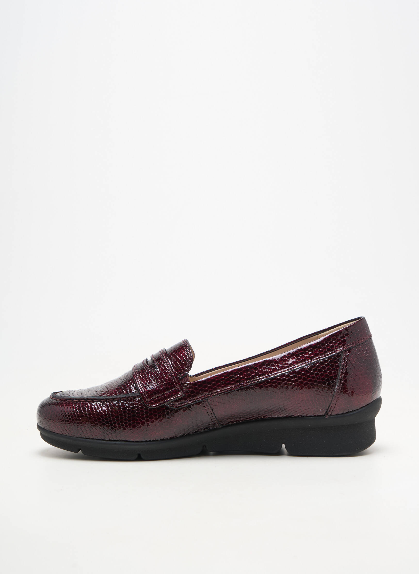 Derbies matière lisse talon plat jusqu'à 3cm violet MEPHISTO femme