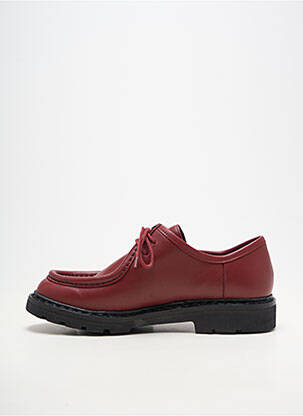 Derbies matière lisse talon plat jusqu'à 3cm rouge MEPHISTO femme