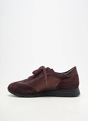 Baskets fermeture zip et lacets talon plat jusqu'à 3cm violet MOBILS femme
