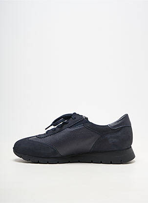 Baskets fermeture zip et lacets talon plat jusqu'à 3cm bleu MOBILS femme