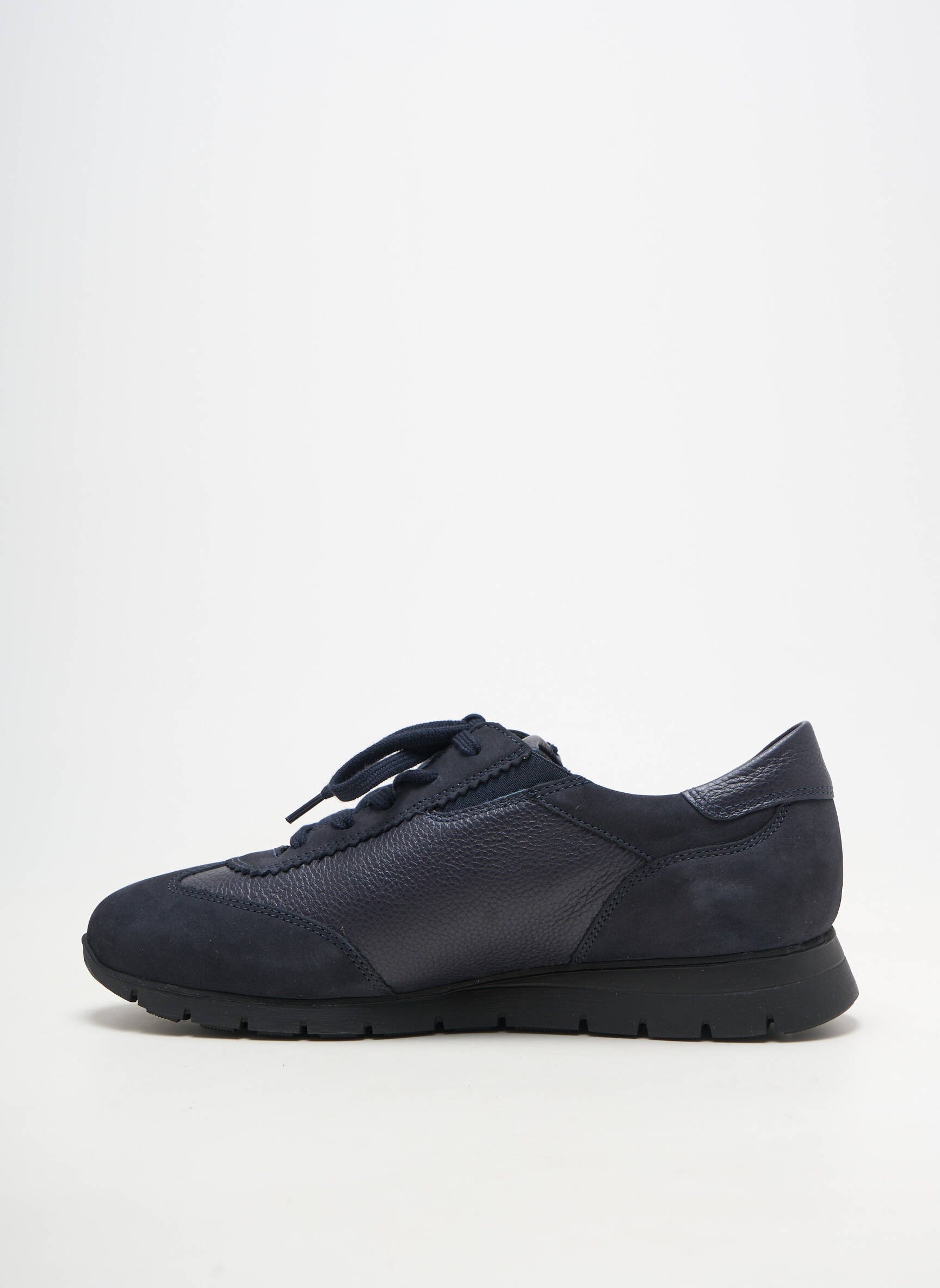 Baskets fermeture zip et lacets talon plat jusqu'à 3cm bleu MOBILS femme