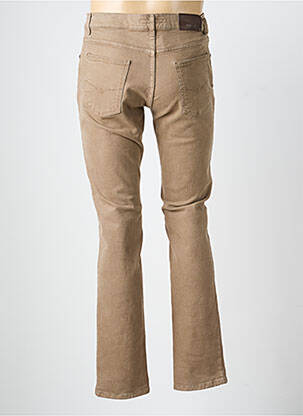 Jeans coupe slim poches taille normale marron LCDN homme