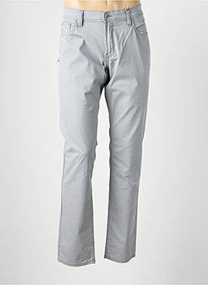 Jeans coupe slim poches taille normale gris HATTRIC homme