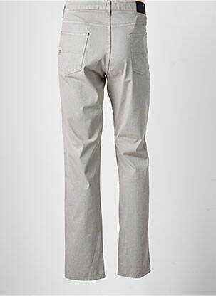 Pantalon slim tissage popeline taille normale gris LCDN homme