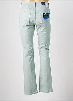 Pantalon slim tissage popeline taille normale vert PIONEER homme