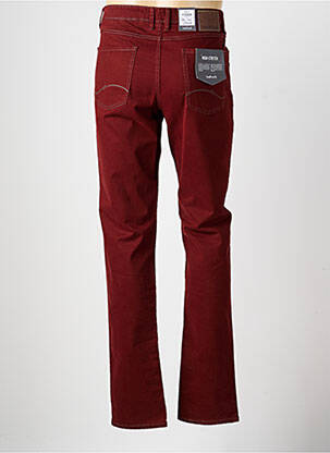 Jeans coupe slim poches taille normale rouge HATTRIC homme