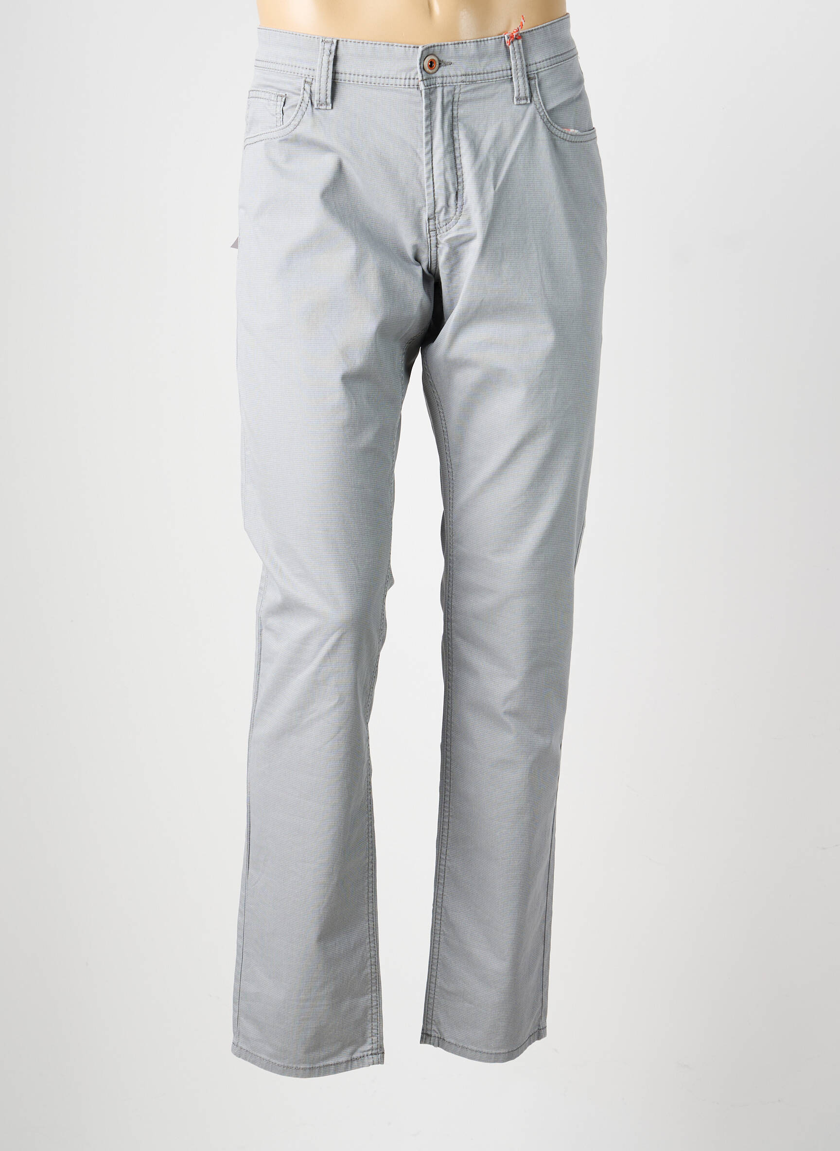 Jeans coupe slim poches taille normale gris HATTRIC homme