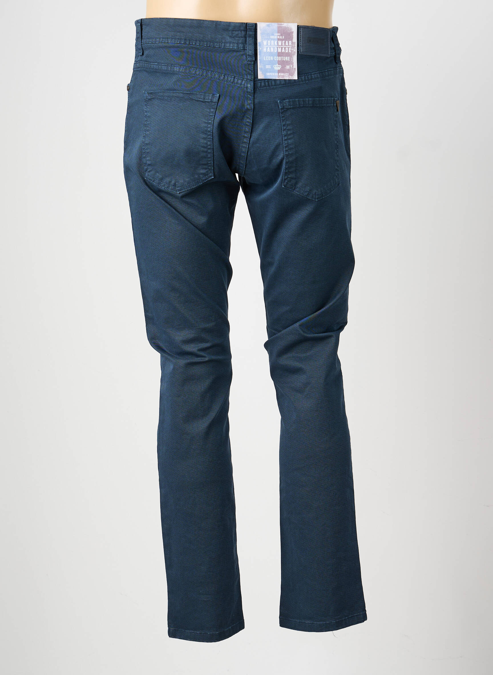 Jeans coupe slim poches taille normale bleu LCDN homme
