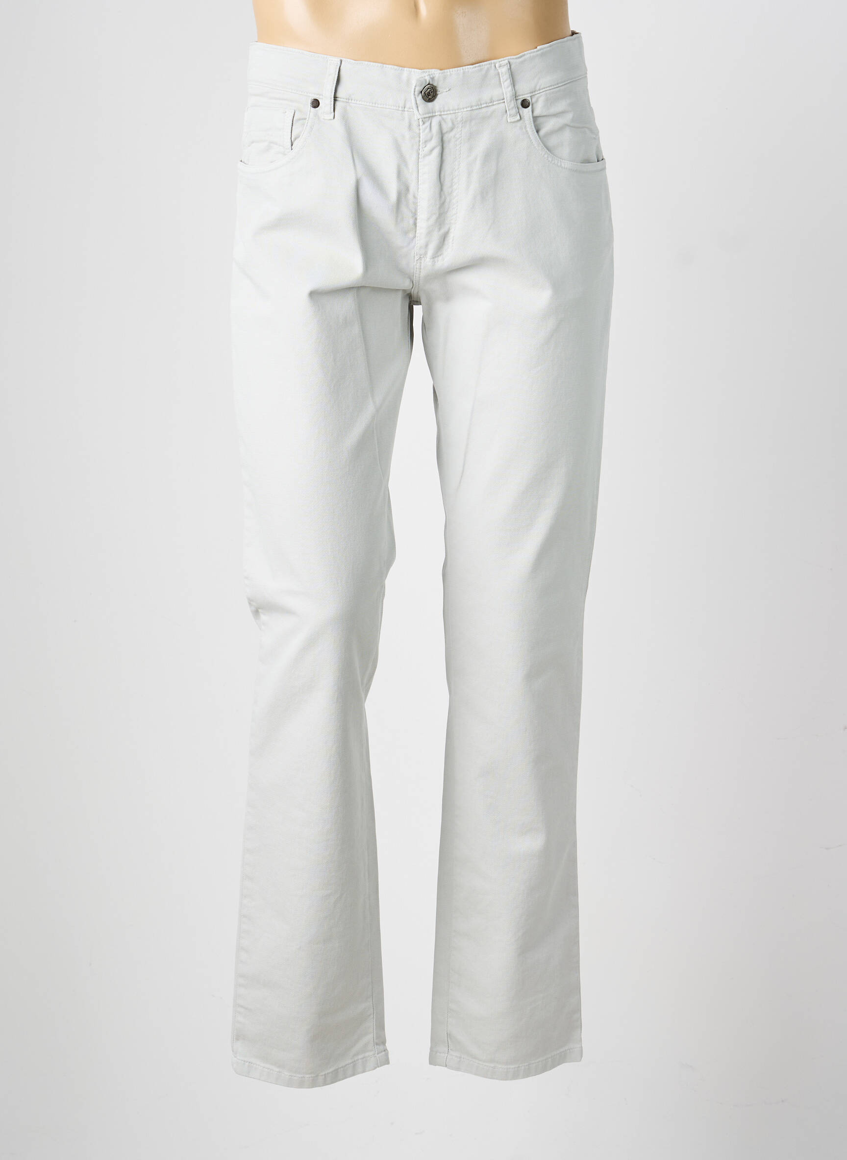 Jeans coupe slim poches taille normale gris LCDN homme
