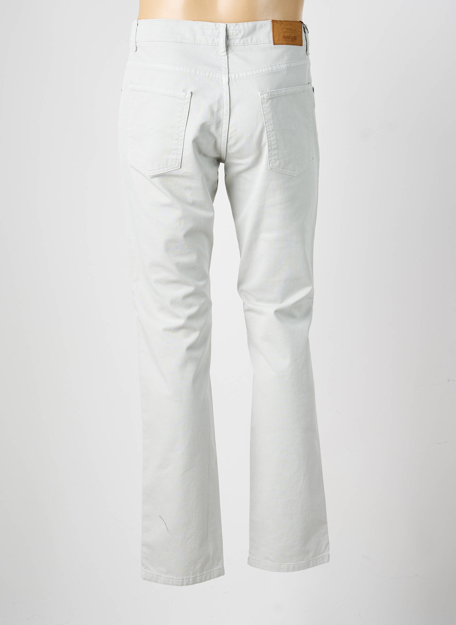 Jeans coupe slim poches taille normale gris LCDN homme