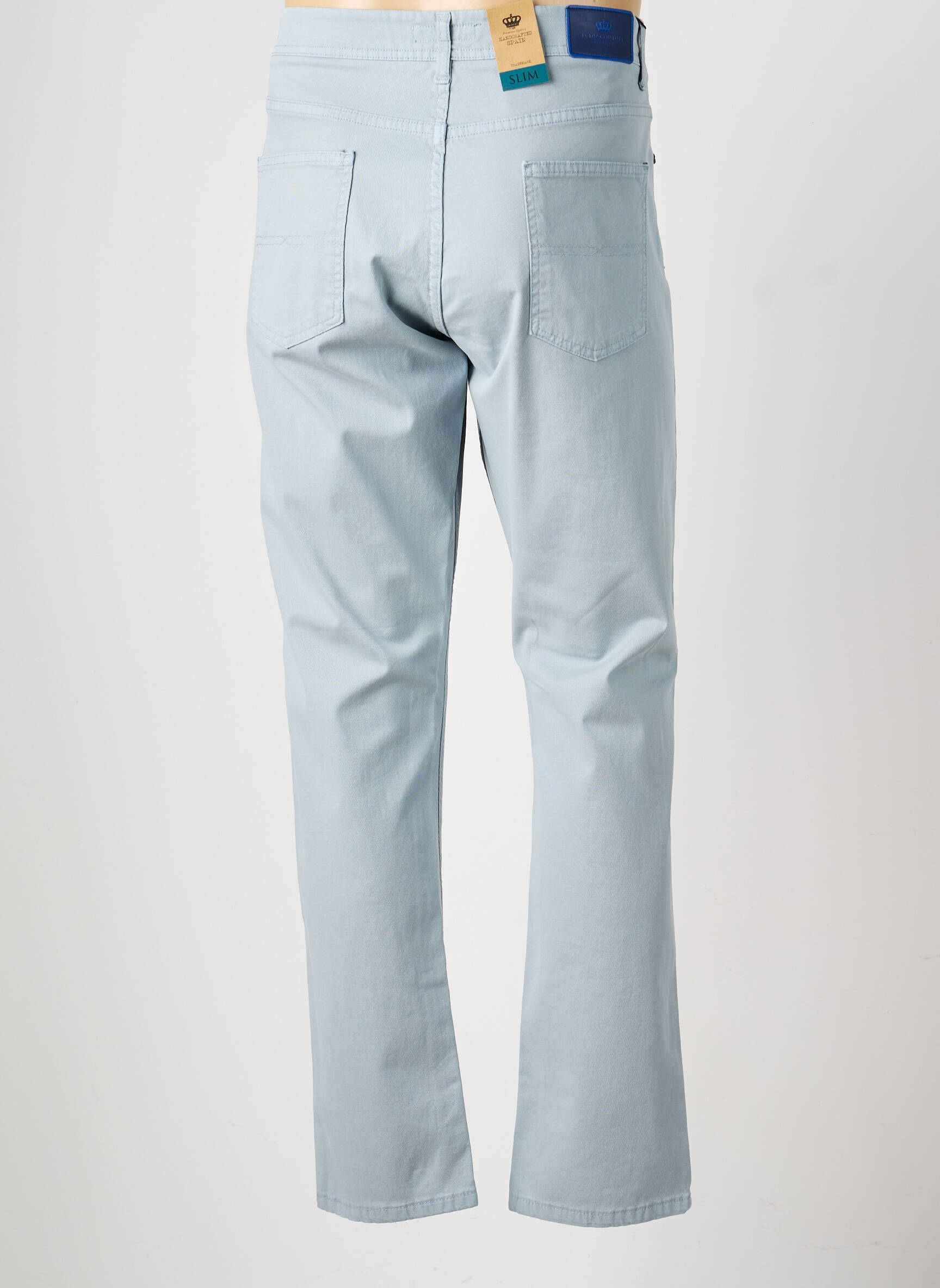 Jeans coupe slim poches taille normale bleu LCDN homme