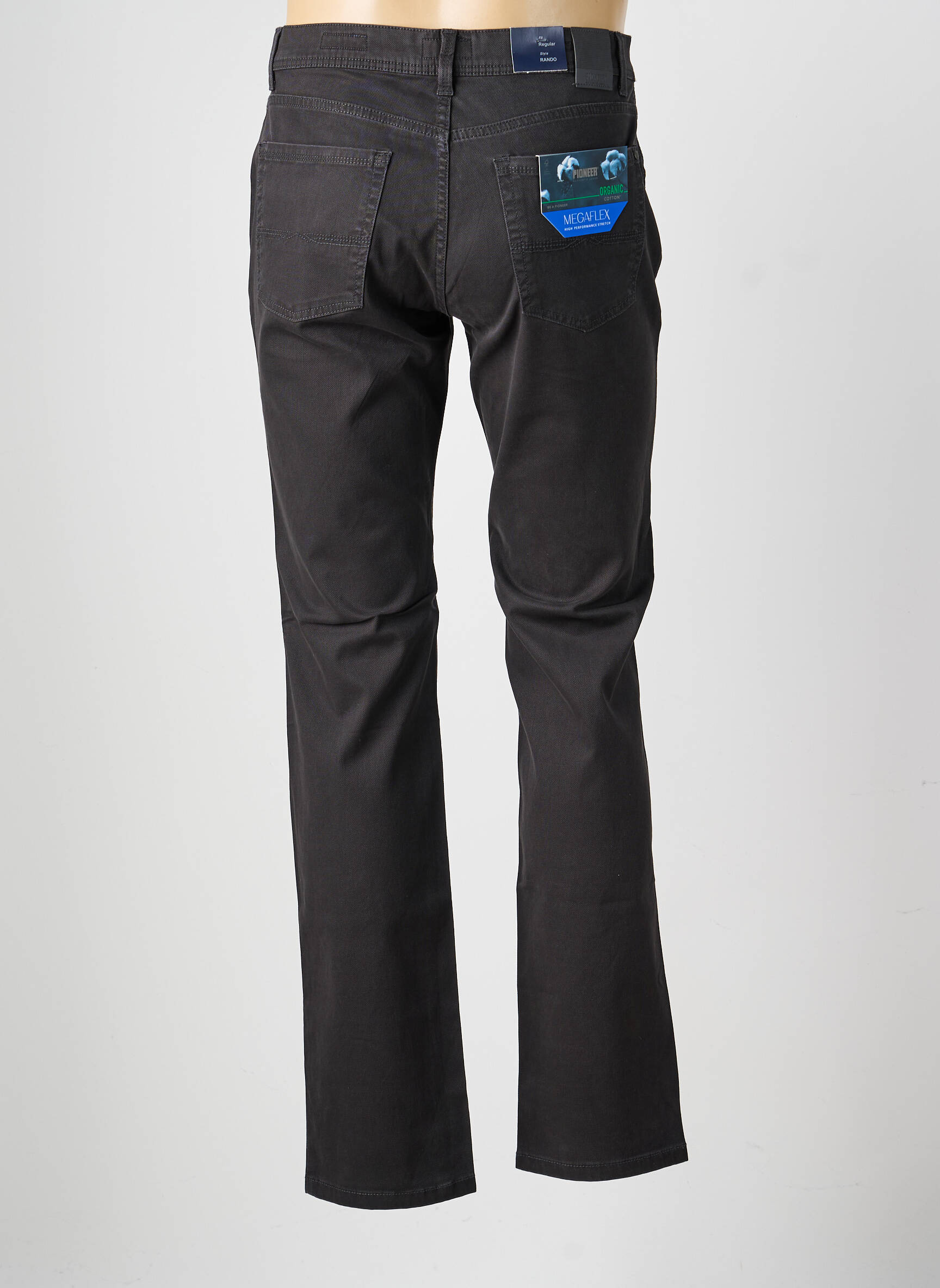 Jeans coupe slim bio taille normale noir PIONEER homme