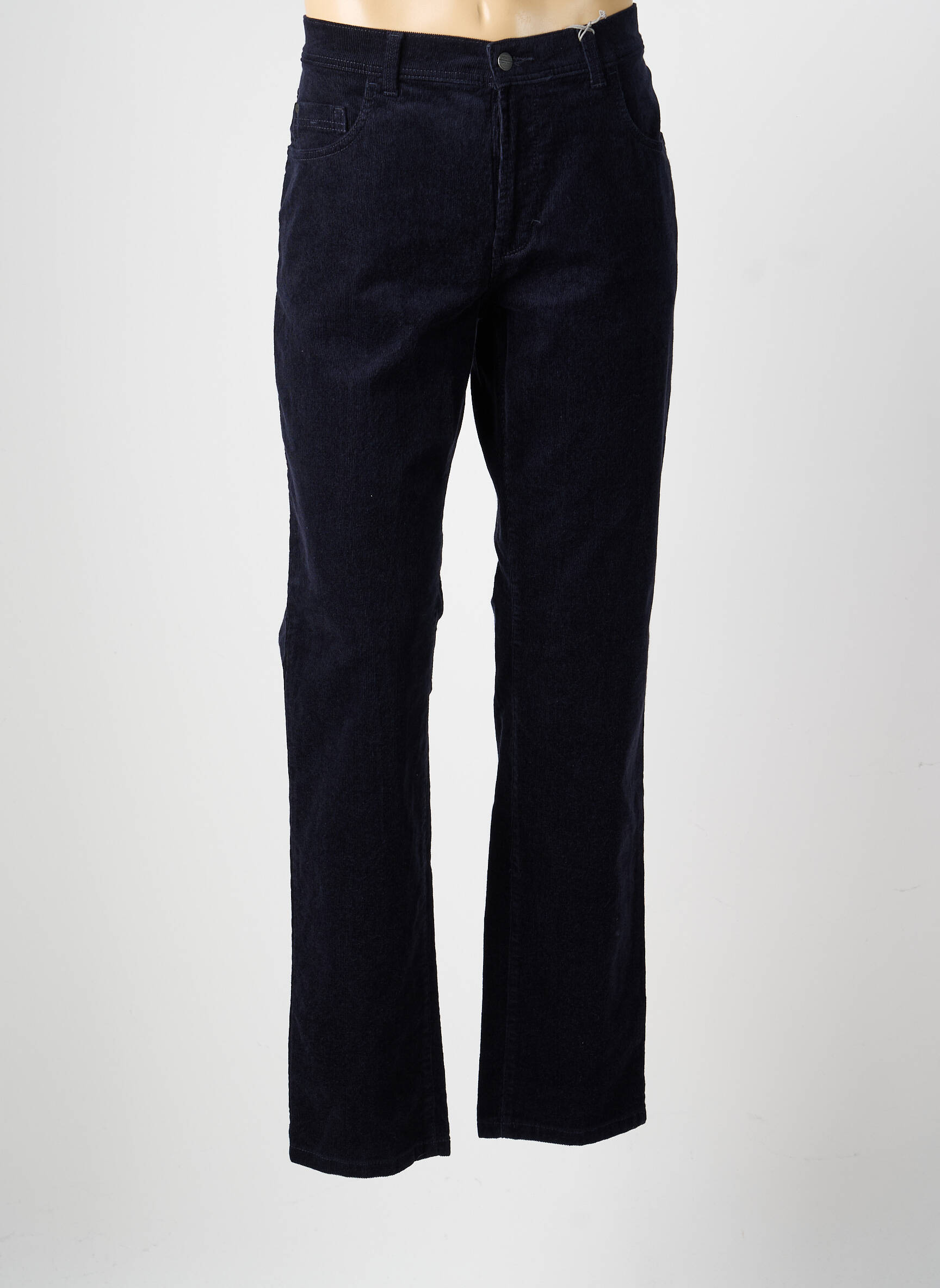 Pantalon slim tissage velours taille normale noir PIONEER homme