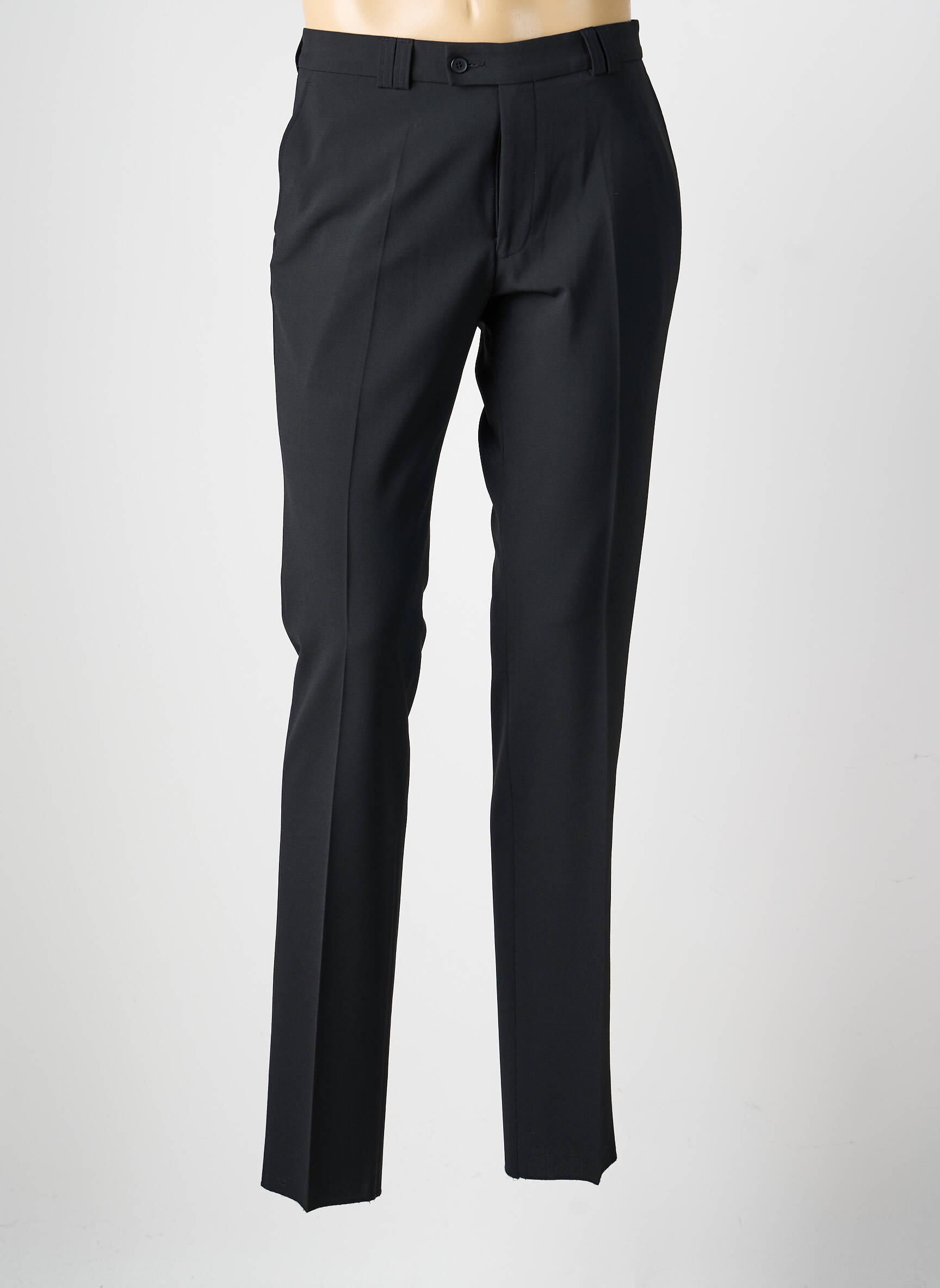 Pantalon slim taille à pinces taille normale noir GIANNI MARCO homme