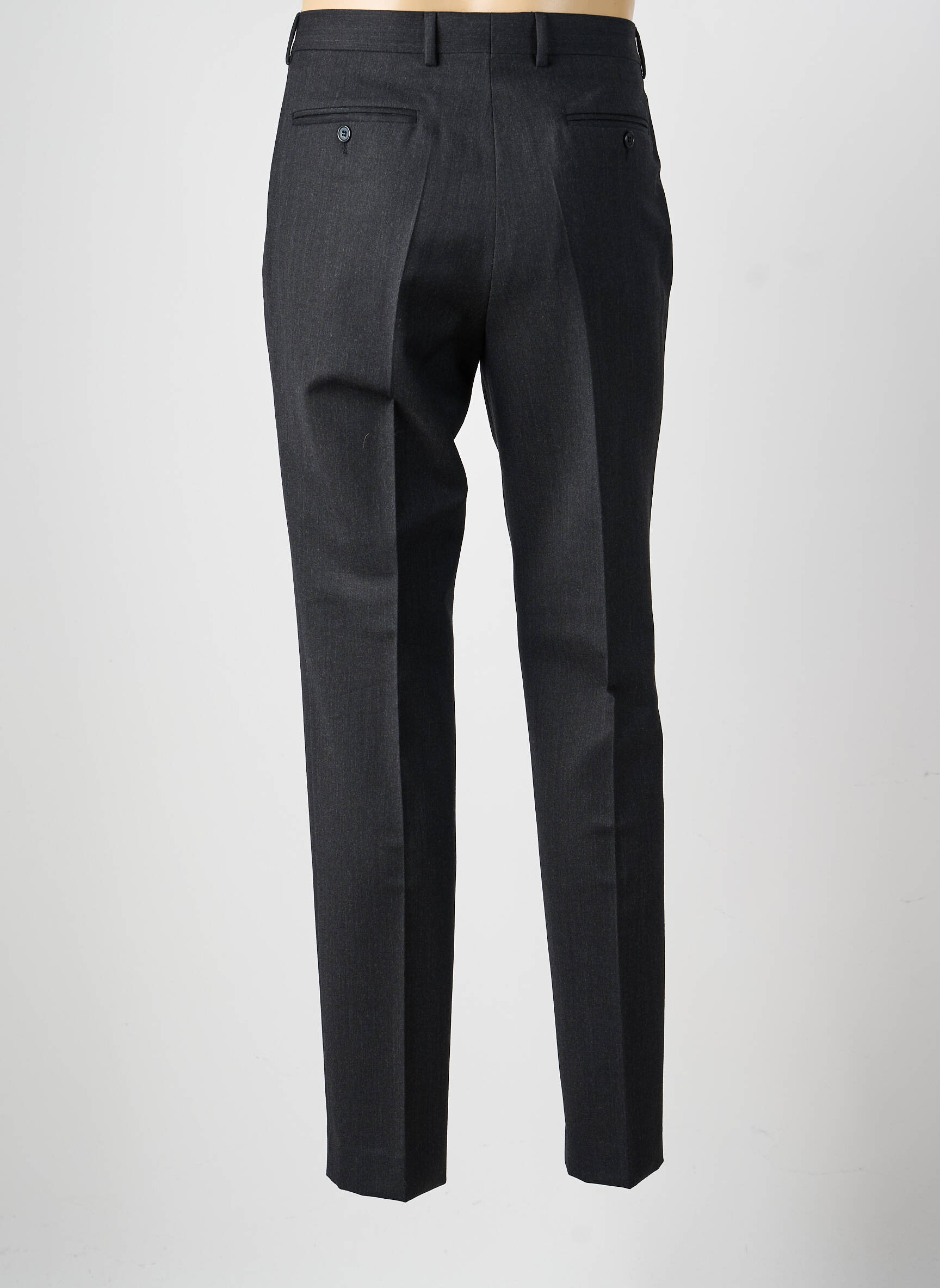 Pantalon slim tissage chiné taille normale gris LUCAN homme