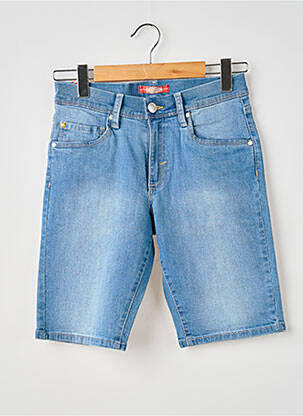 Bermuda tissage denim taille normale bleu LCDN homme