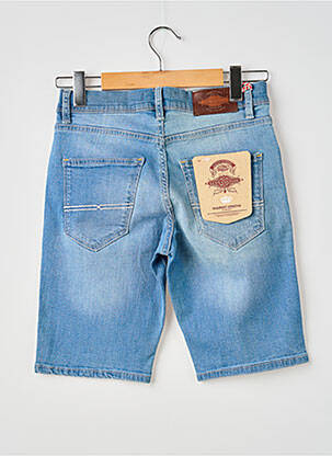 Bermuda tissage denim taille normale bleu LCDN homme