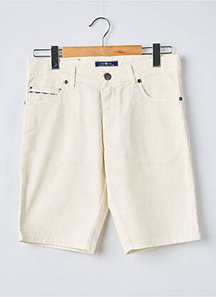 Bermuda tissage denim taille normale beige LCDN homme