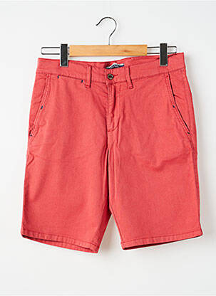 Bermuda taille à pinces taille normale orange LCDN homme