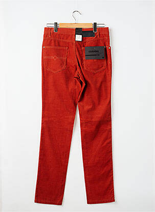 Pantalon slim stretch taille normale orange GIANNI MARCO homme