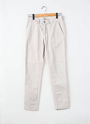 Pantalon chino stretch taille normale gris LCDN homme