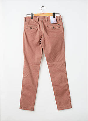 Pantalon chino tissage popeline taille normale rose LCDN homme