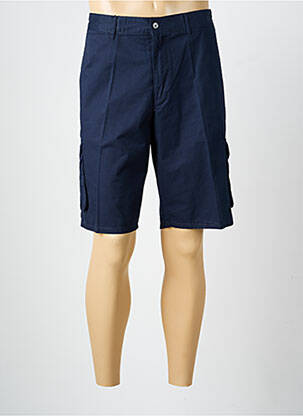 Bermuda multipoches taille normale bleu LCDN homme