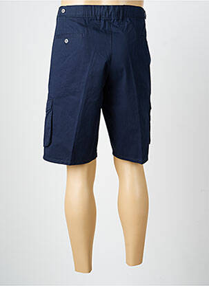 Bermuda multipoches taille normale bleu LCDN homme