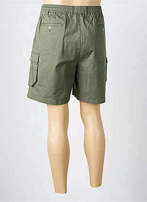 Short tissage popeline taille normale vert LCDN homme