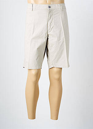 Bermuda taille à pinces taille normale beige LCDN homme