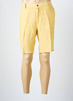 Bermuda taille élastique taille normale jaune GIANNI MARCO femme