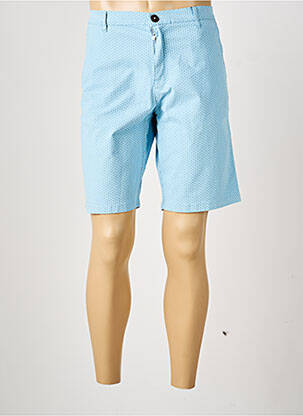 Bermuda taille à pinces taille normale bleu CAMBERABERO homme