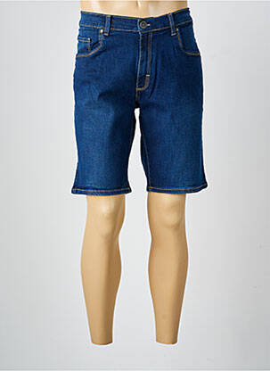 Bermuda tissage denim taille normale bleu LCDN homme