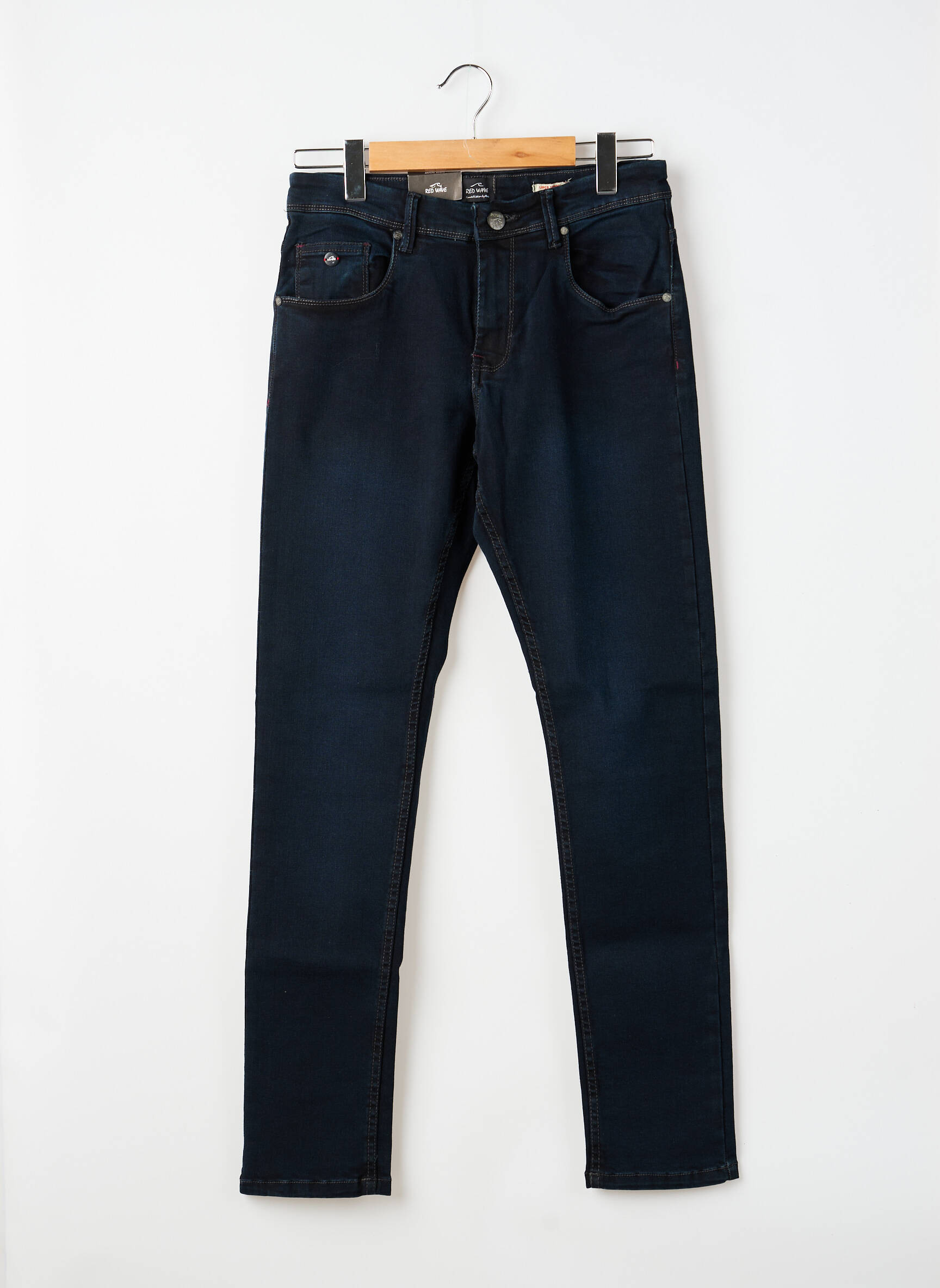 Jeans coupe slim stretch taille normale bleu RED WAVE BY NALO homme