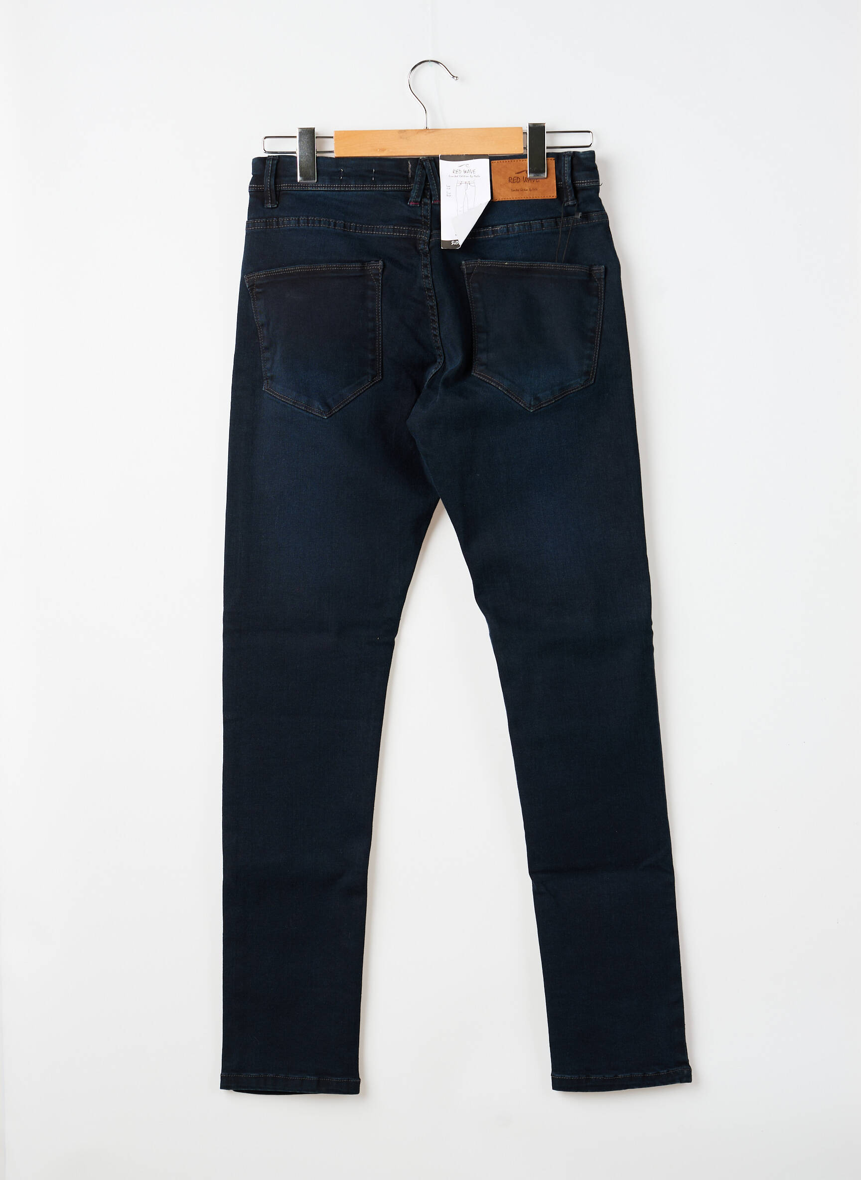 Jeans coupe slim stretch taille normale bleu RED WAVE BY NALO homme