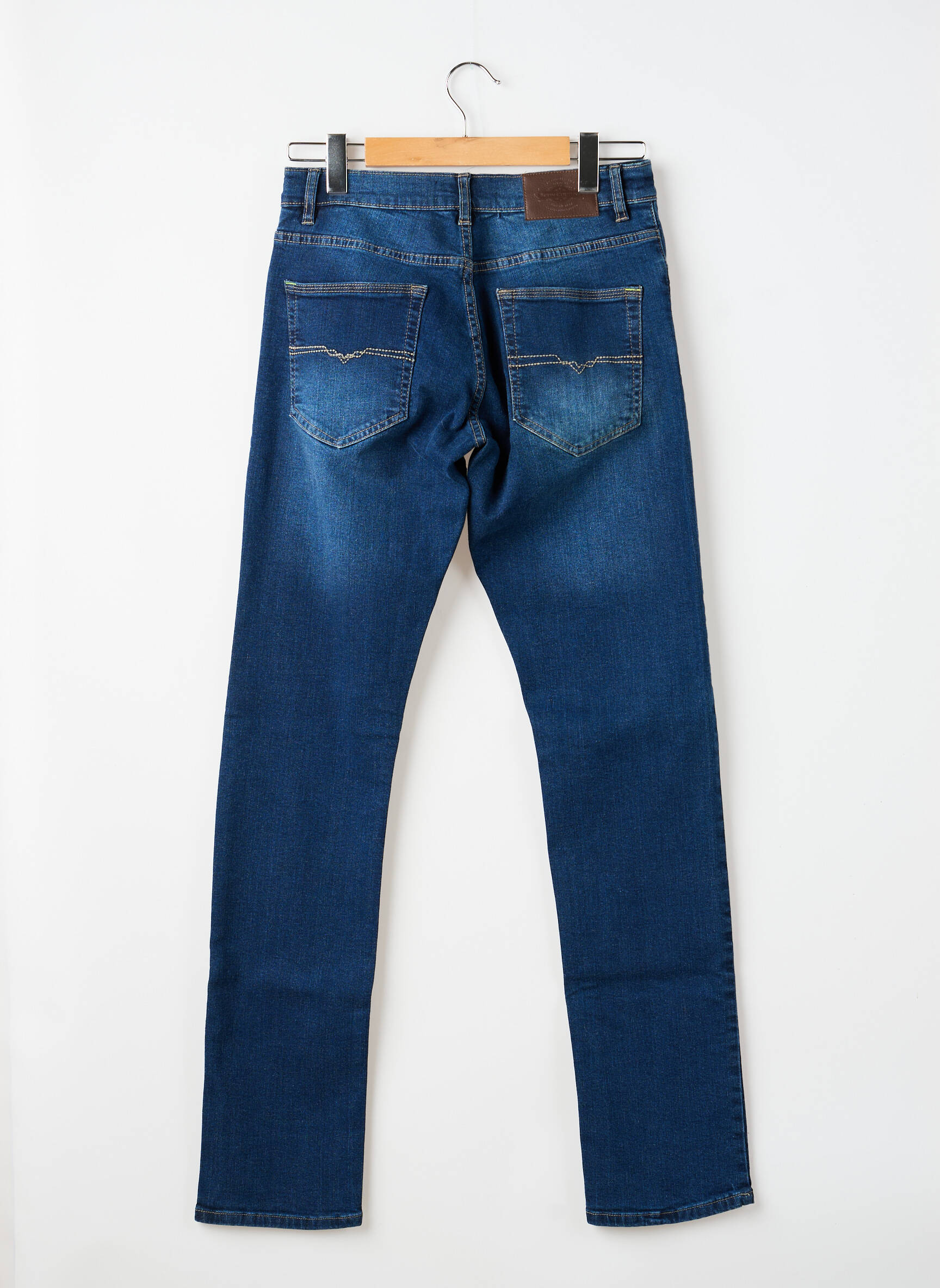 Jeans coupe slim stretch taille normale bleu LCDN homme