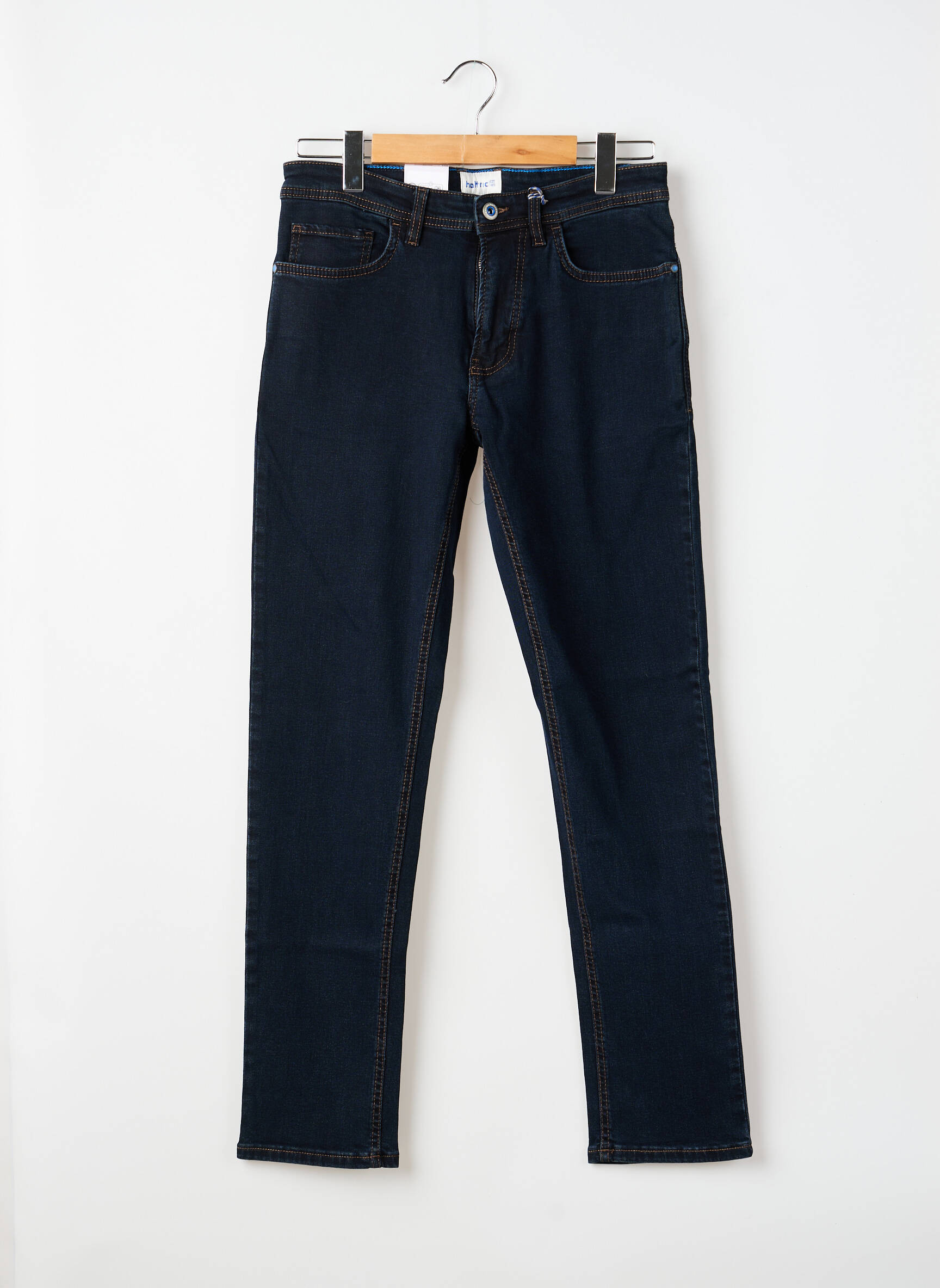 Jeans coupe slim tissage brut taille normale noir LCDN homme