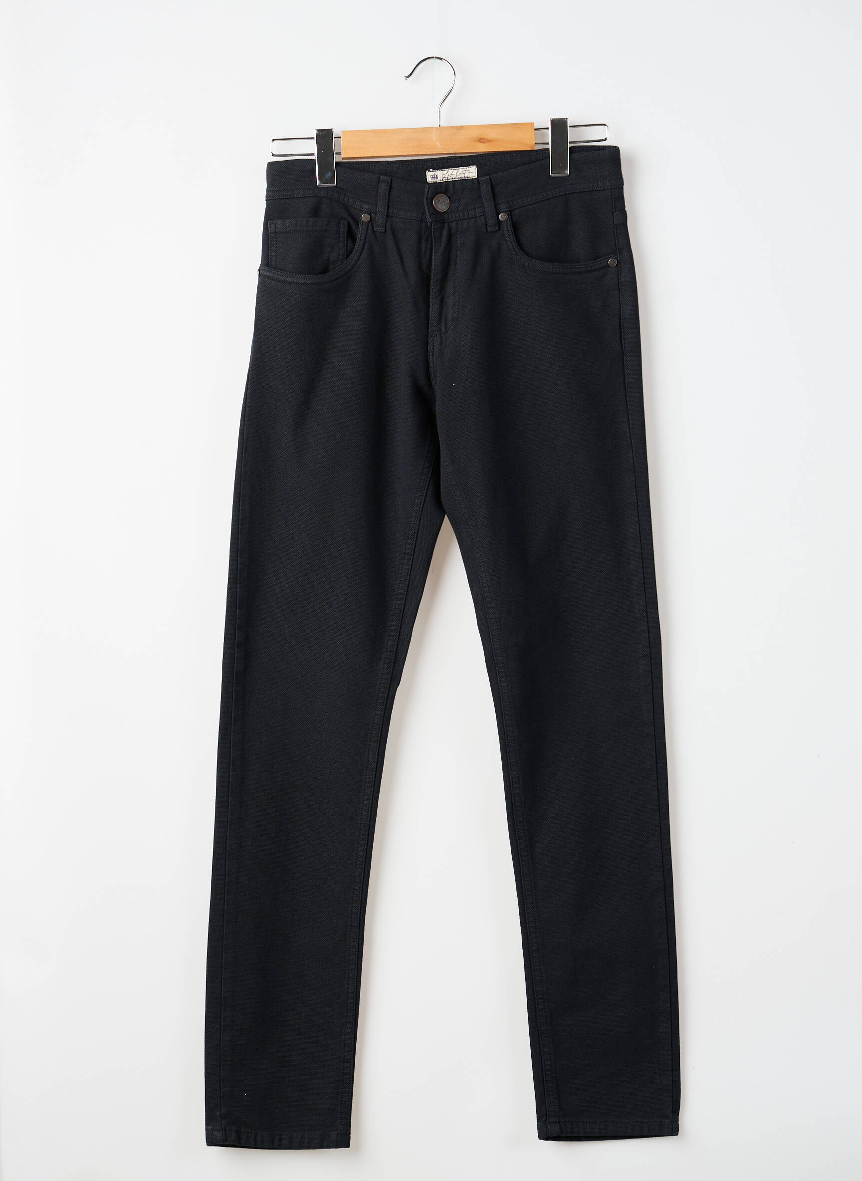 Jeans coupe slim stretch taille normale noir LCDN homme