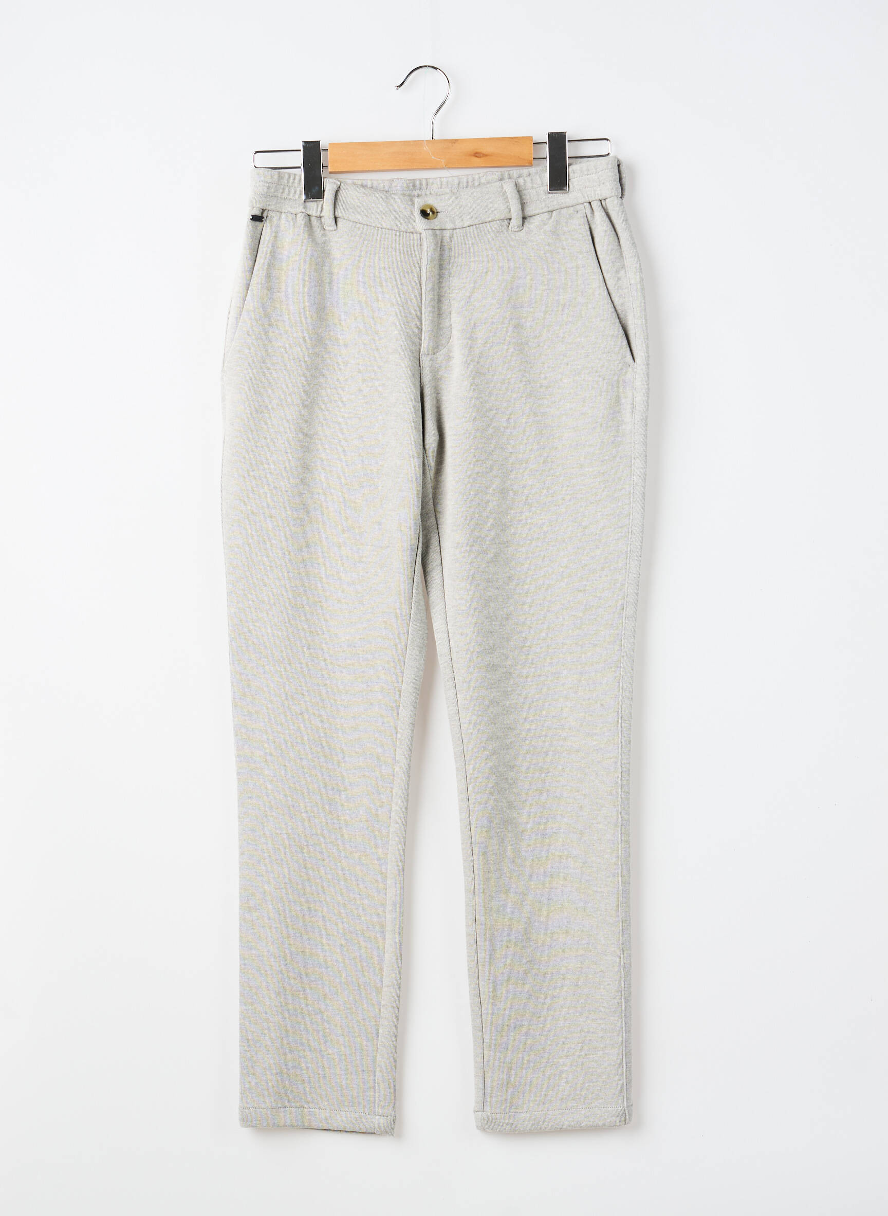 Pantalon slim stretch taille normale gris LCDN femme