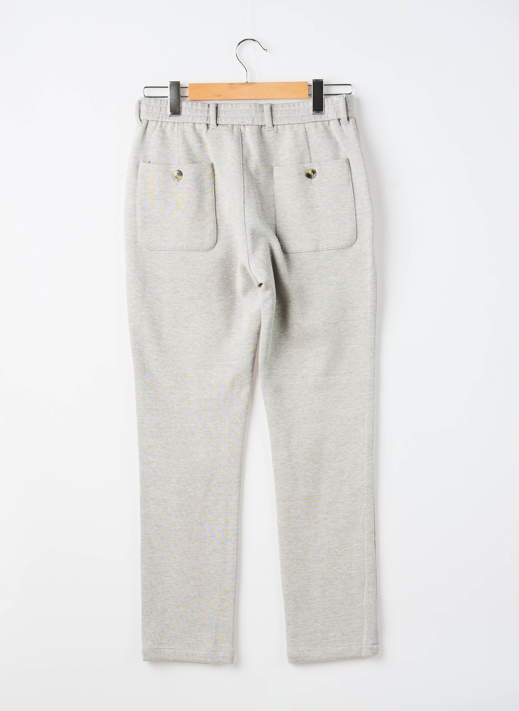 Pantalon slim stretch taille normale gris LCDN femme