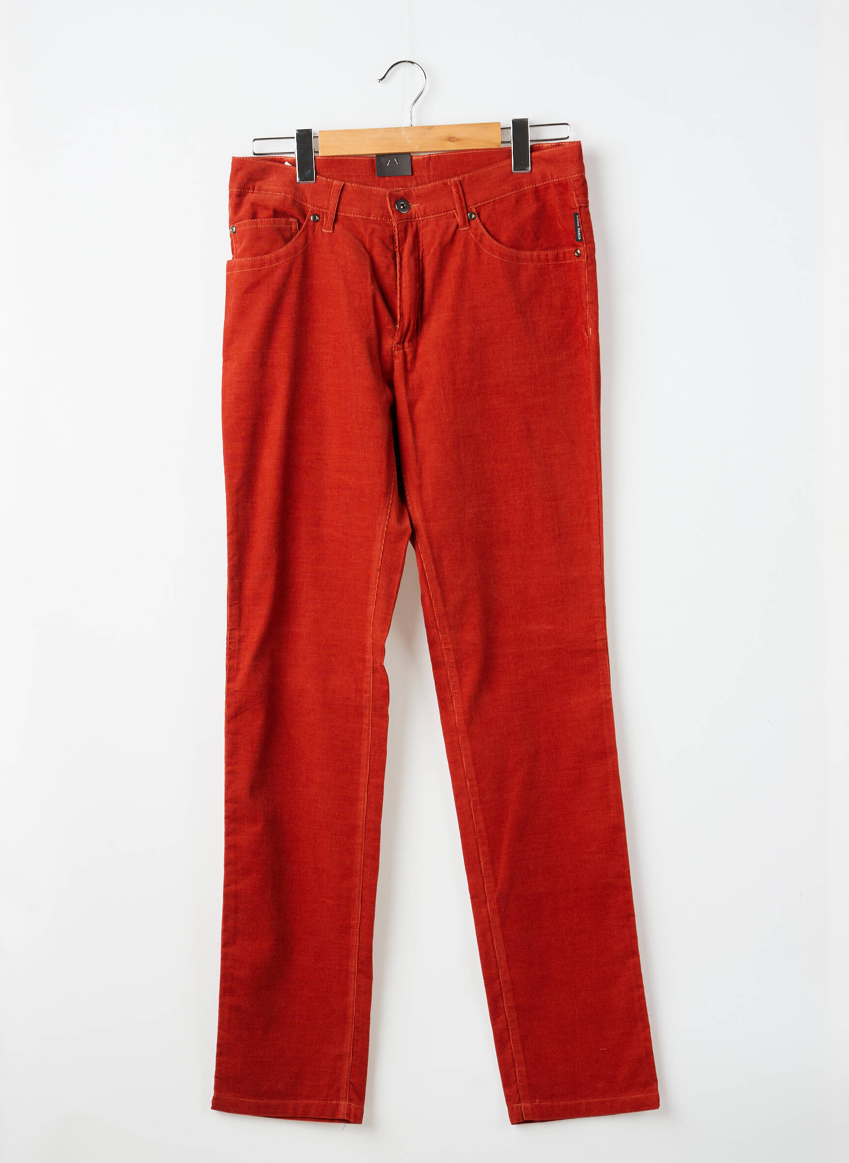 Pantalon slim stretch taille normale orange GIANNI MARCO homme