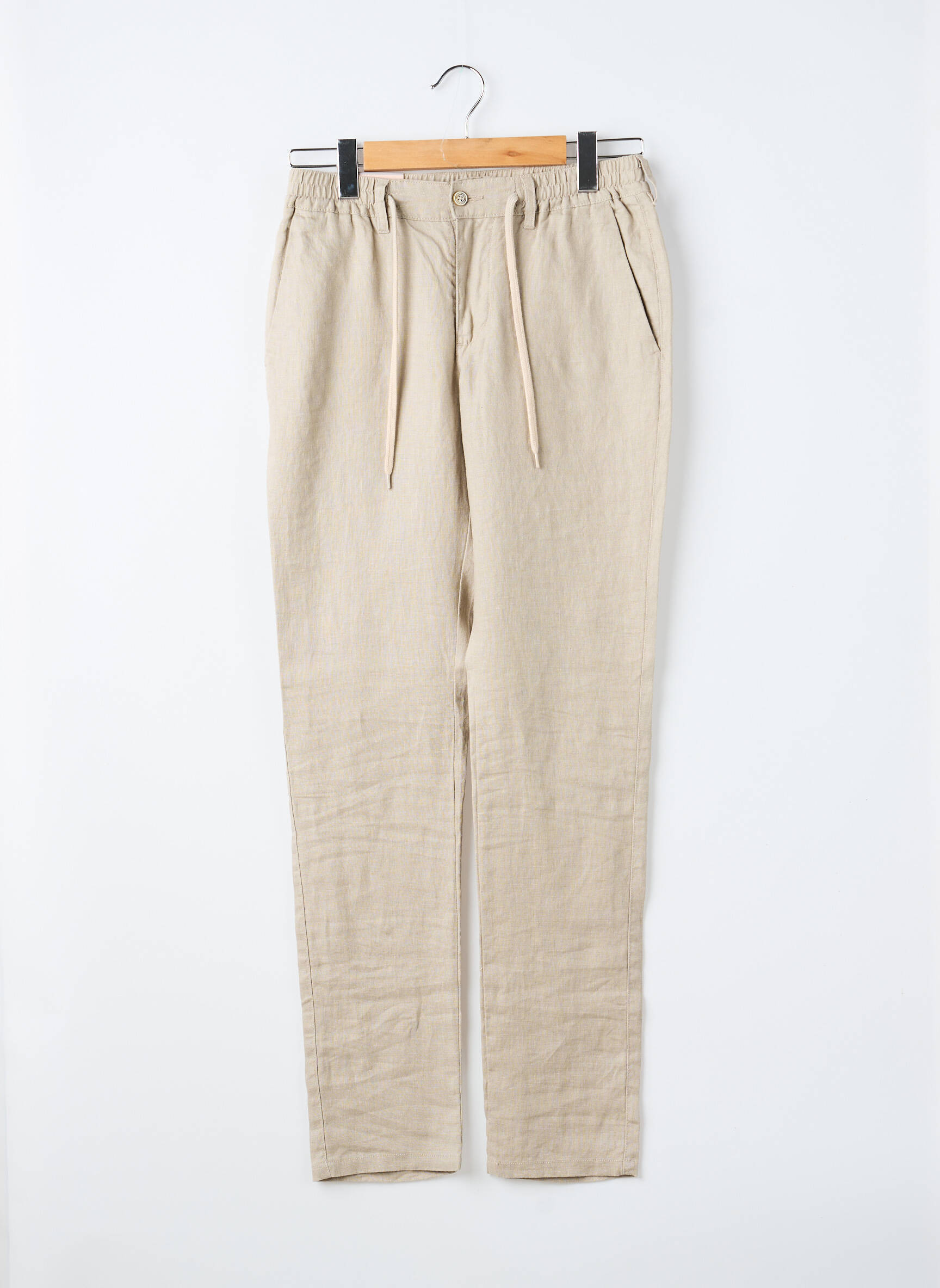 Pantalon chino poches taille normale beige LCDN homme