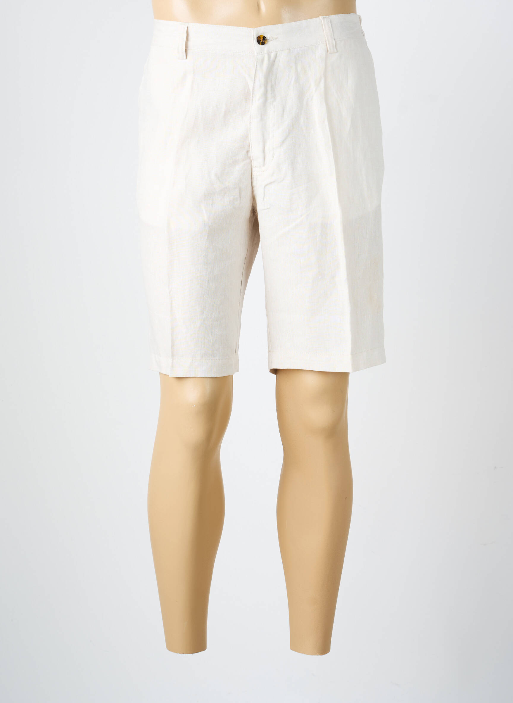 Bermuda taille élastique taille normale beige GIANNI MARCO femme