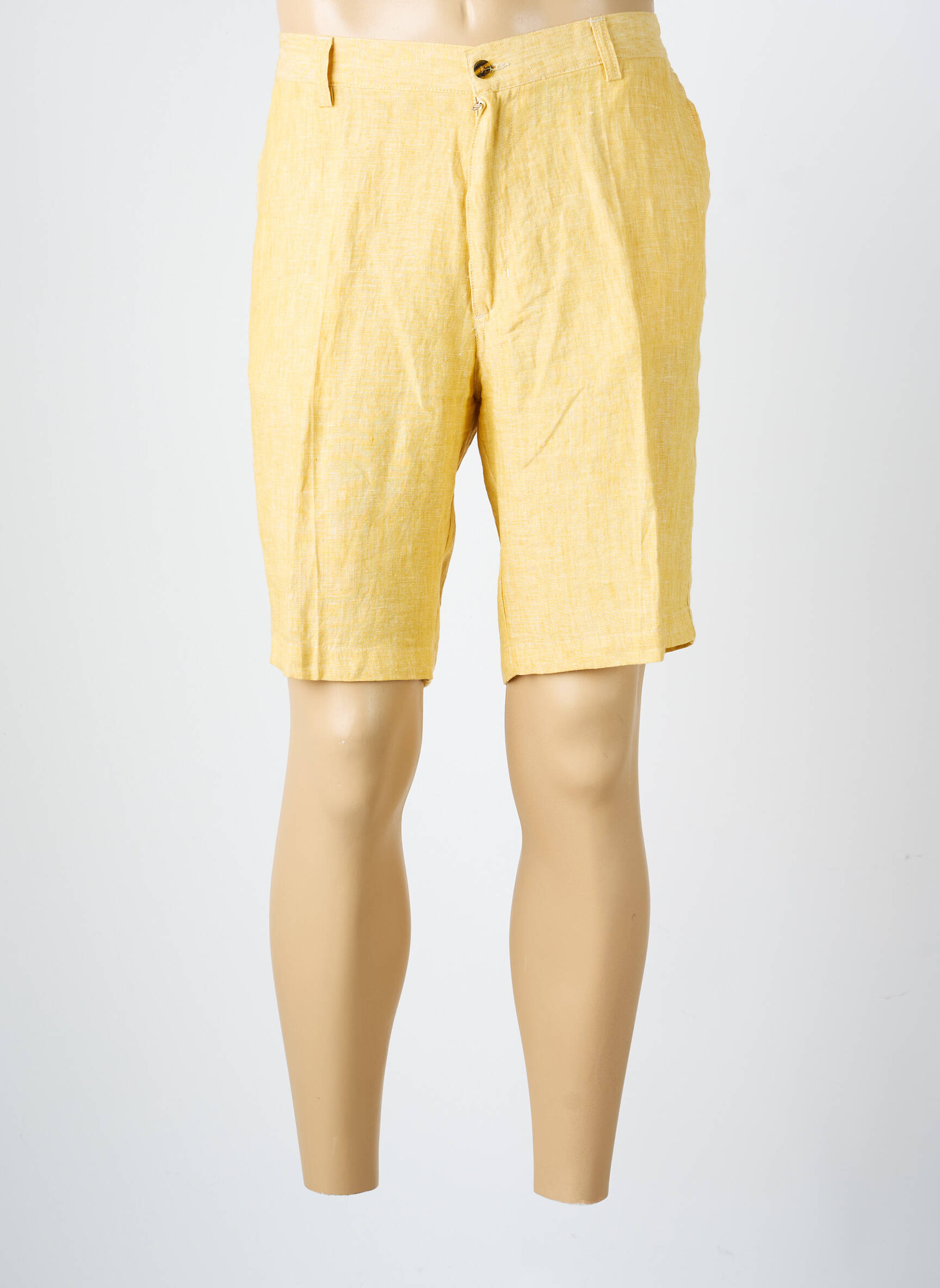 Bermuda taille élastique taille normale jaune GIANNI MARCO femme